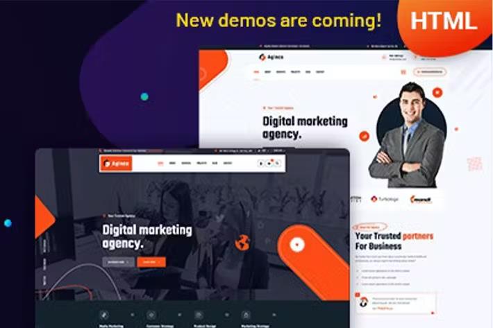 Aginco - Digital Agency Template listing image