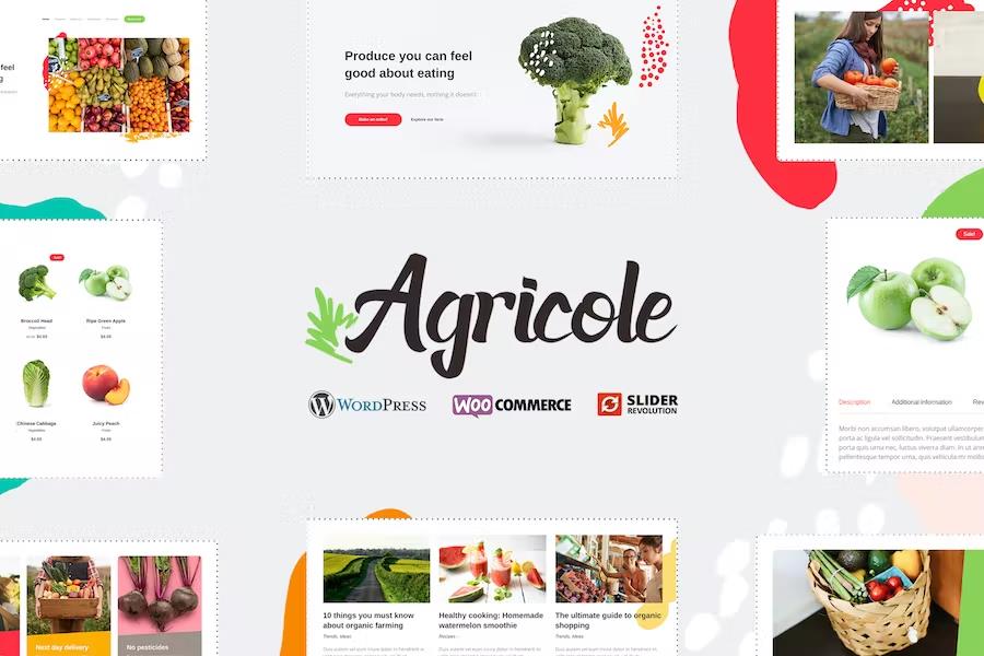 Agricole - Organic Food & Agriculture WordPress Theme