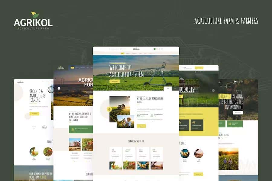 Agrikol - HTML Template For Agriculture Farm & Farmers
