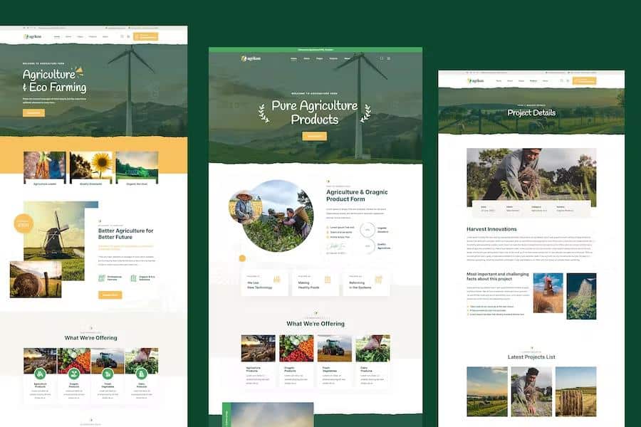 Agrikon - HTML Template For Agriculture Farm & Farmers