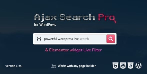 Ajax Search Pro For WordPress - Live Search Plugin