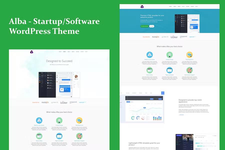 Alba - Startup Software WordPress Theme