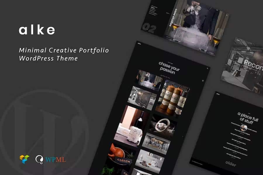 Alke - Minimal Creative Portfolio WordPress Theme