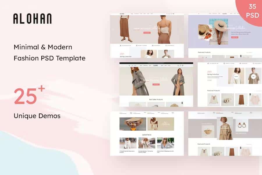 Alohan - Minimalist Fashion HTML Template
