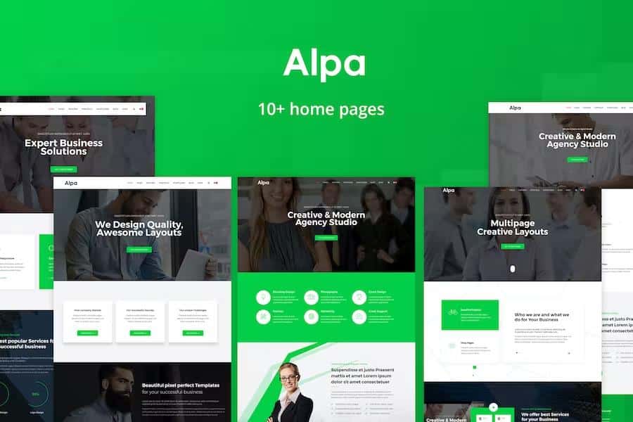 Alpa - Responsive Multipurpose HTML5 Website Template