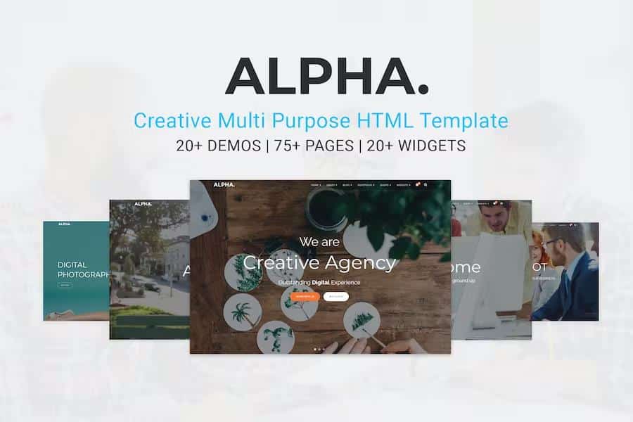 Alpha Dot Multi Purpose HTML5 Template