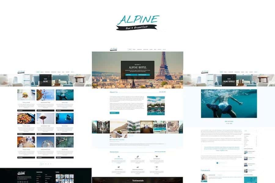 Alpine - Responsive One Page Parallax Template
