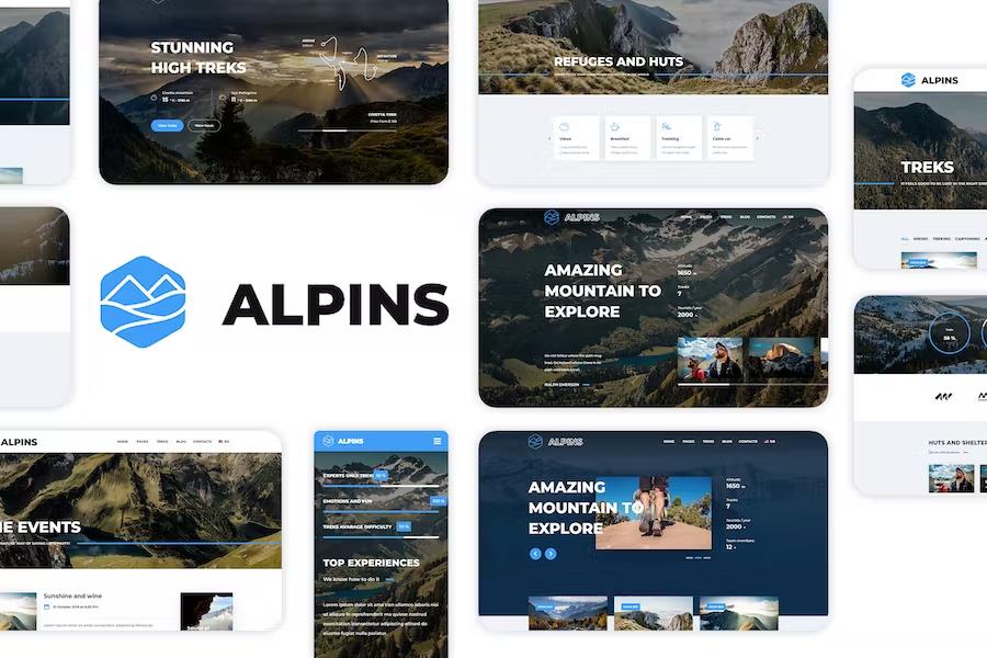 Alpins - Mountain And Hiking Template