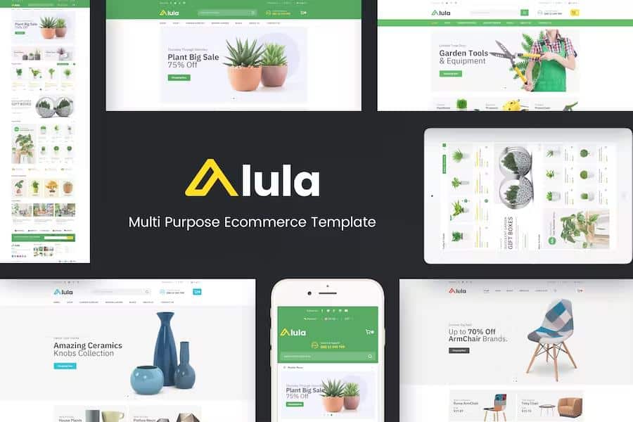 Alula  - Multipurpose OpenCart Theme (Included Color Swatches)
