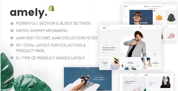 Amely - Clean & Modern Shopify Theme