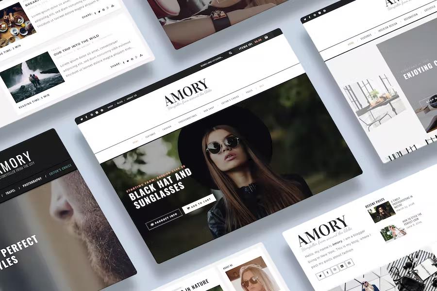 Amory - A Responsive WordPress Blog Theme