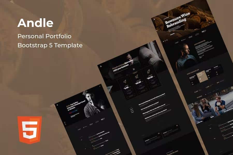 Andle - Personal Portfolio Bootstrap 5 Template