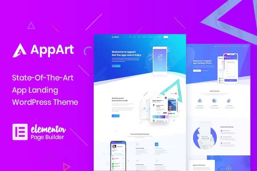AppArt - Creative WordPress Theme For Apps Saas