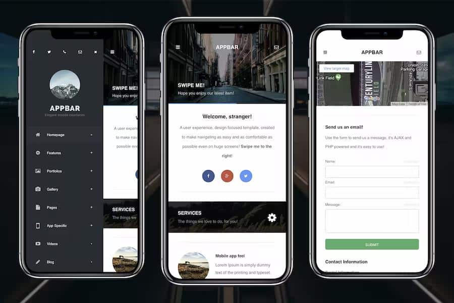 AppBar Mobile