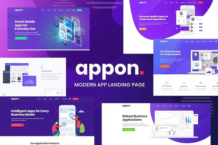 Appon - App & SaaS Software Theme