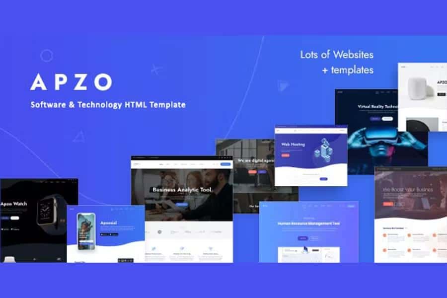 Apzo - Software App HTML Template