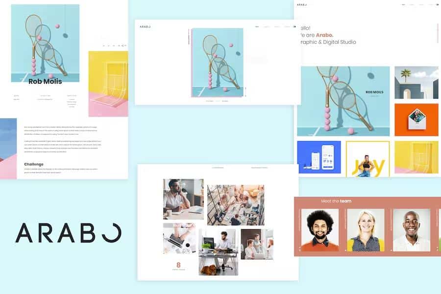 Arabo - Creative Portfolio Template