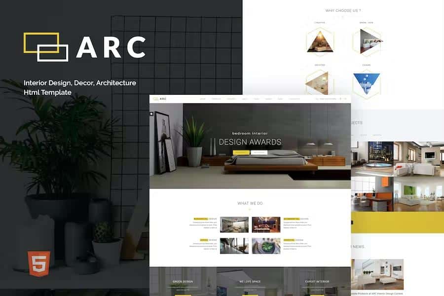 ARC - Interior Design, Decor, Architecture Business Template