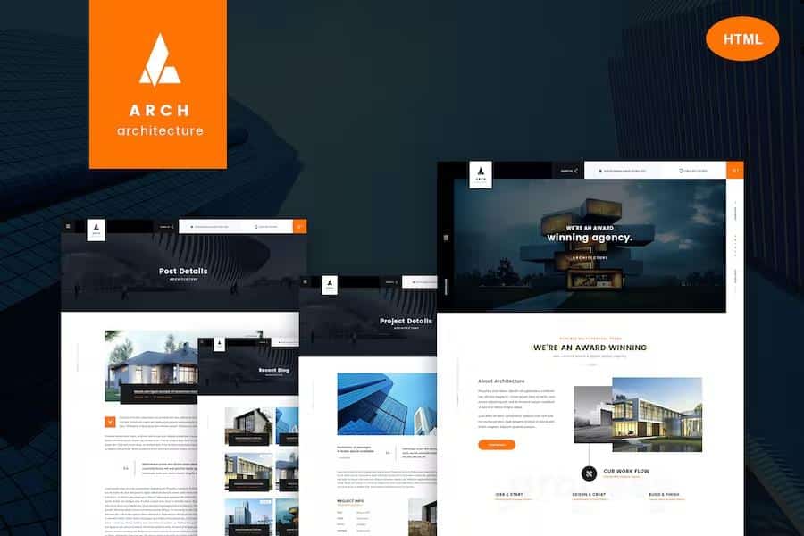 Arch - Multipurpose OnePage & MultiPage HTML Template