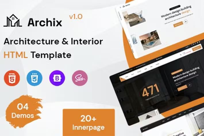 Archix - Architecture & Interior Template listing image