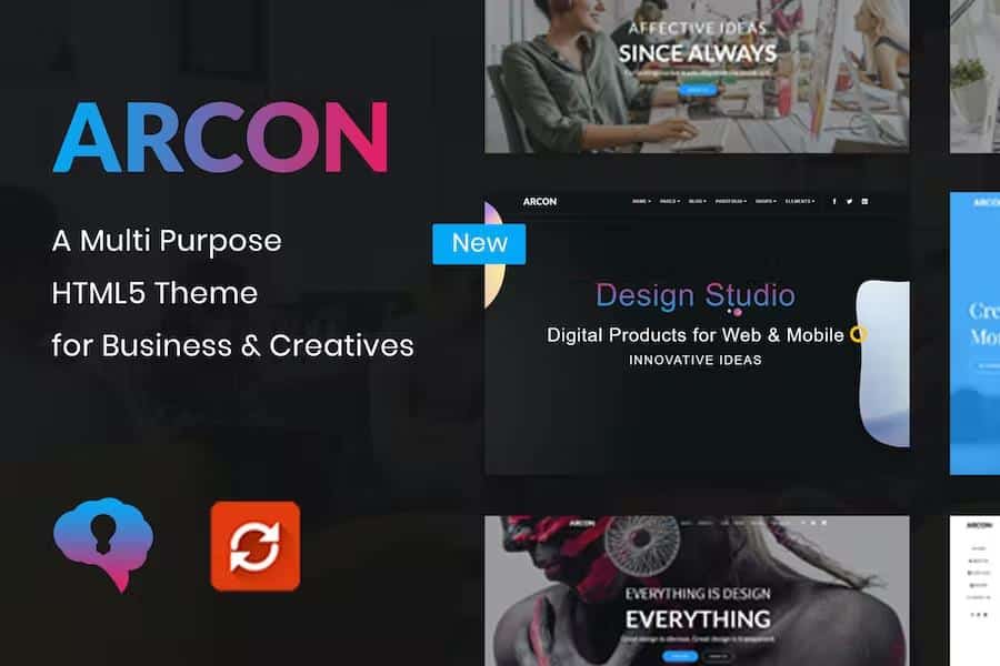 Arcon - Creative Multi-Purpose HTML Template