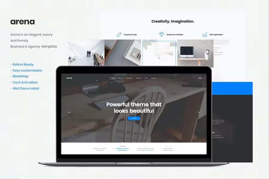 Arena - Business & Agency HTML5 Template
