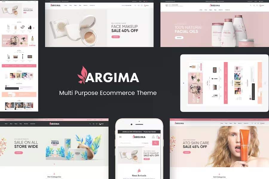 Argima - Cosmetics Resposive Prestashop Theme product preview