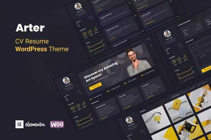 Arter - Resume WordPress Theme