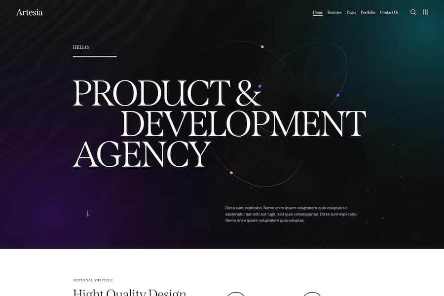 Artesia - WordPress Theme for Creatives