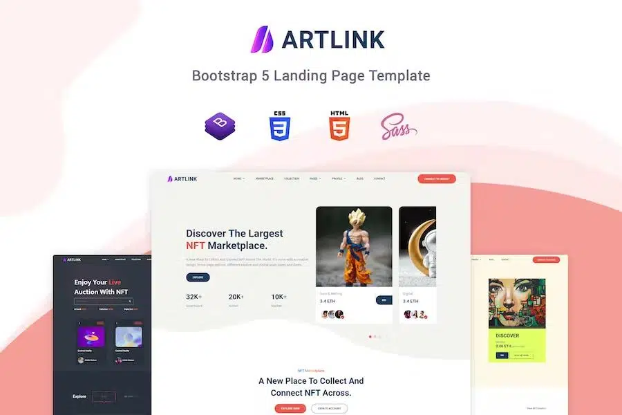 Artlink - NFT Marketplace Template