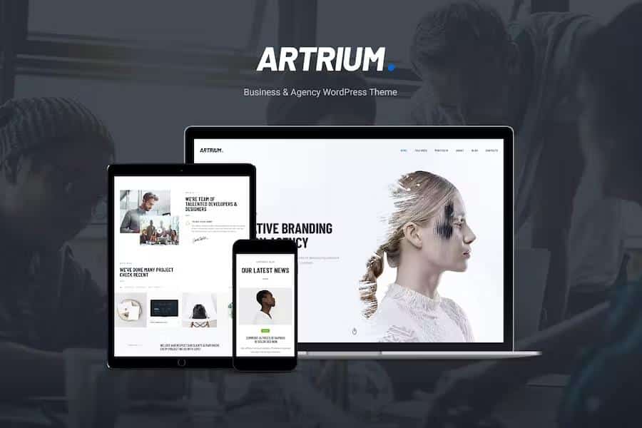 Artrium - Creative Agency & Web Studio WordPress Theme