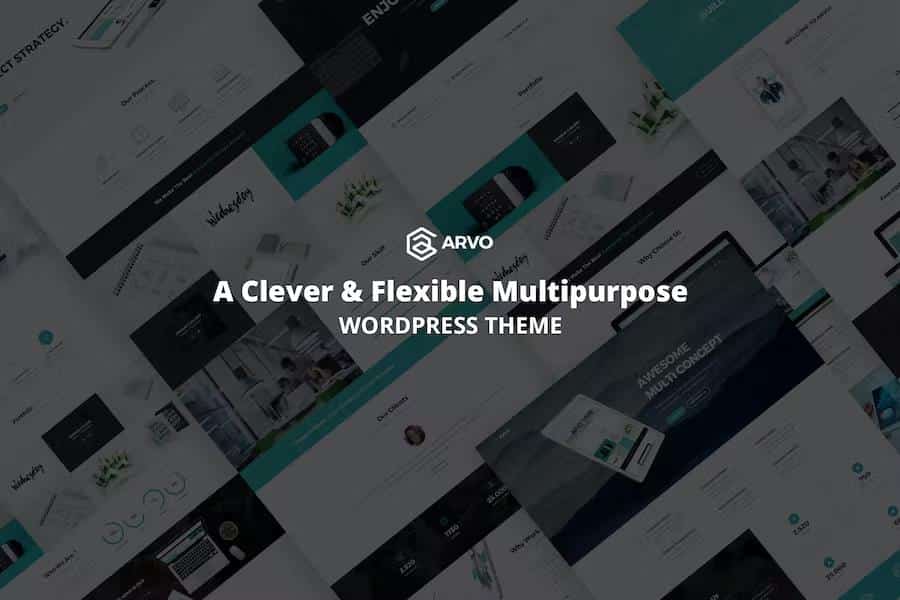 Arvo - A Clever & Flexible Multipurpose WordPress Theme
