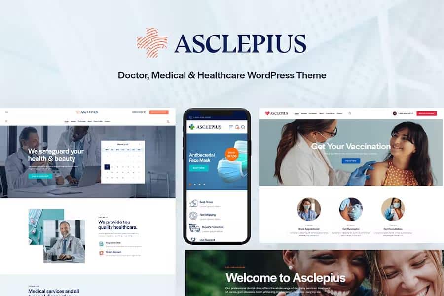 Asclepius - Doctor, Medical & Healthcare WordPress Theme