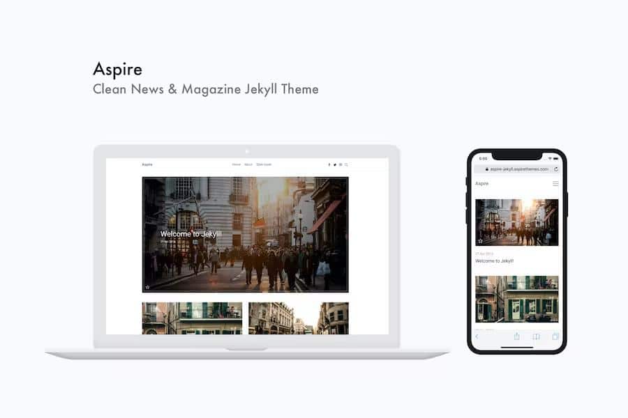 Aspire - Clean News & Magazine Jekyll Theme