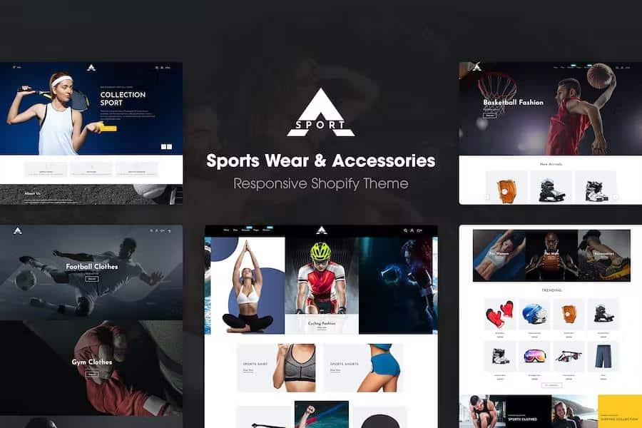 Asport - Sports Wear & Accessories Responsive Shopify Theme