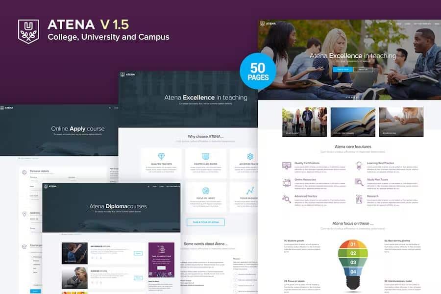 Atena - College and University template