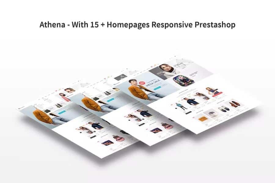 Athena - With 15 + Homepages  Responsive Prestashop Theme