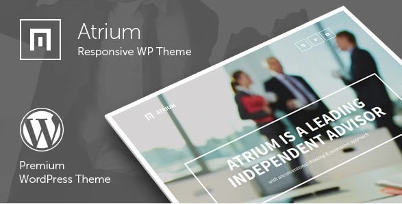 Atrium - Finance Consulting Advisor WordPress Theme