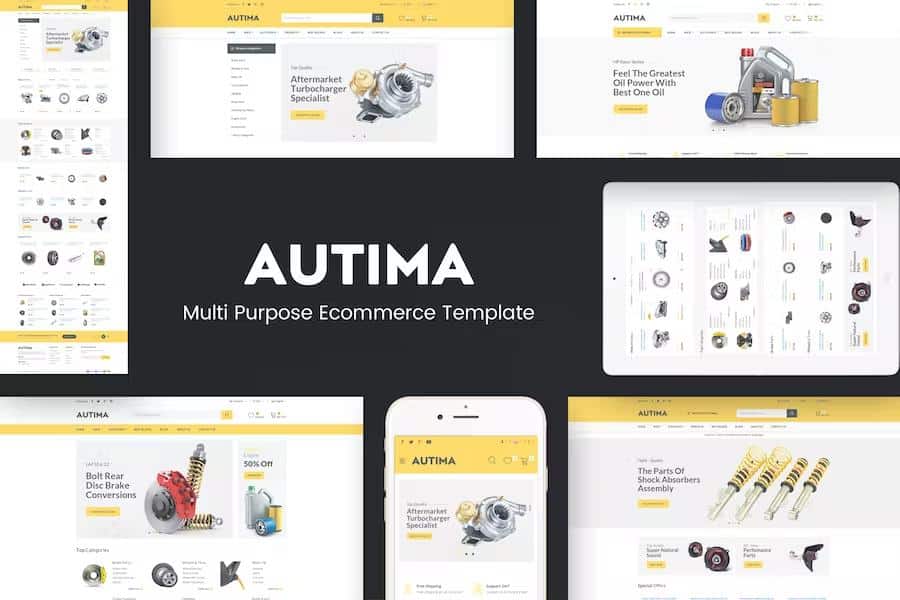 Autima - Car Accessories Theme for WooCommerce WordPress
