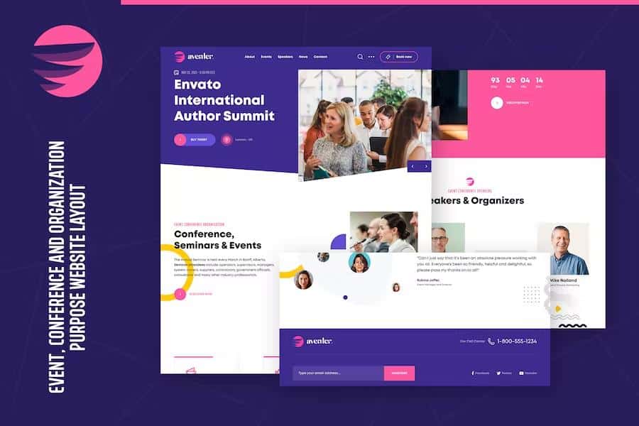 Aventer - Conferences & Events HTML Template