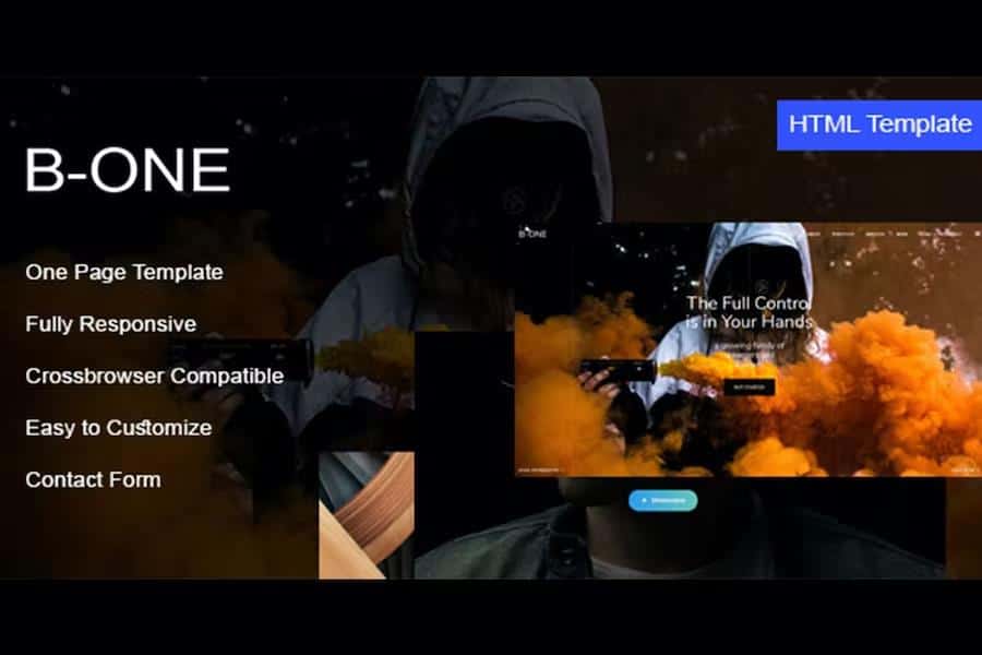 B-One - One Page HTML Template
