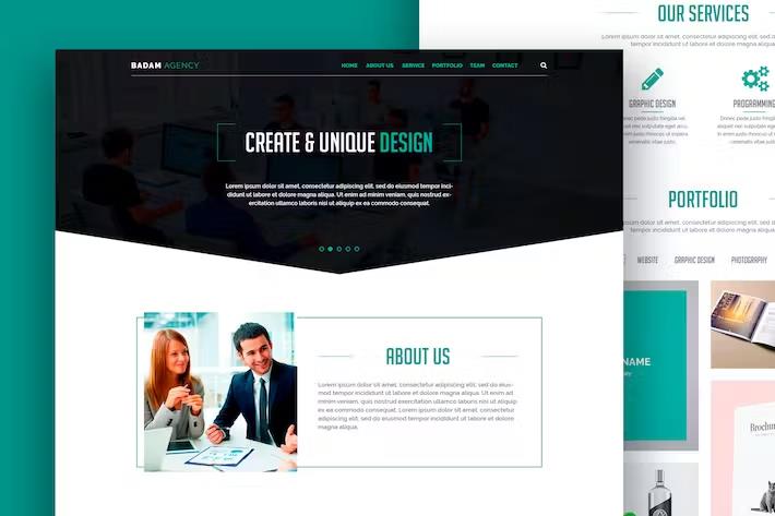 Badam Agency - Landing Page Template listing image