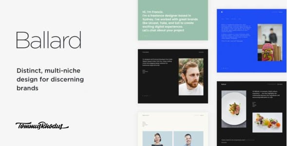 Ballard - Responsive CV WordPress Theme