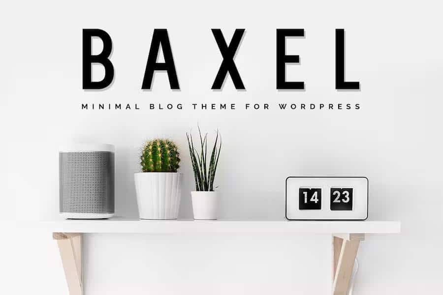 Baxel - Minimal Blog Theme for WordPress