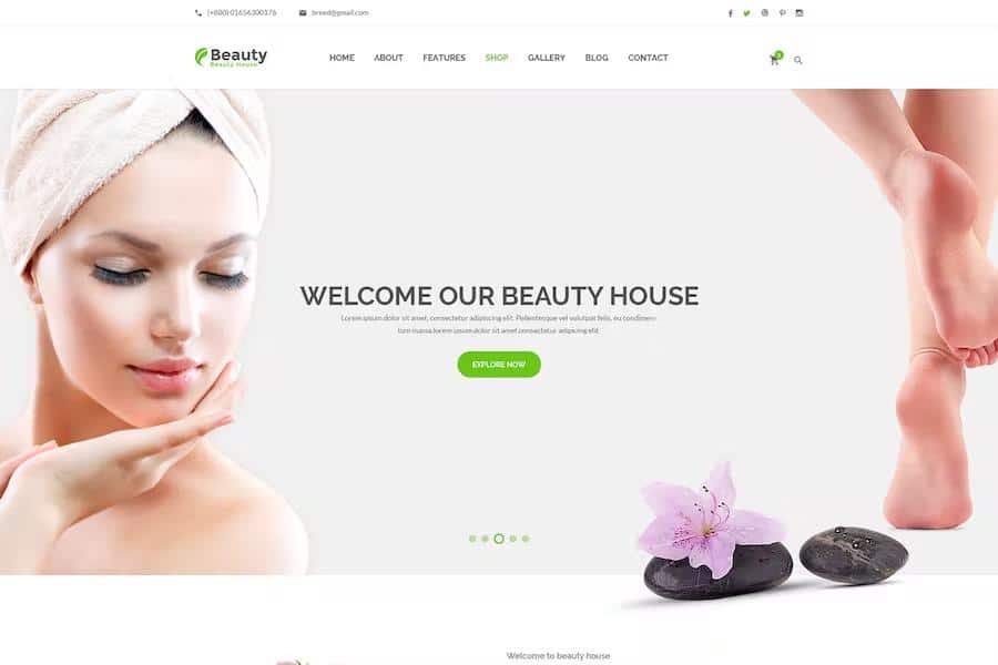 Beautyhouse - Health & Beauty HTML Template