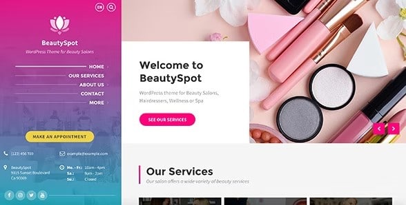 BeautySpot - WordPress Theme for Beauty Salons