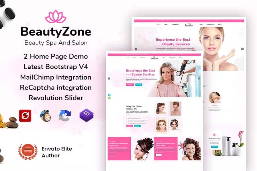 BeautyZone: Beauty Spa Salon & Massage HTML Template