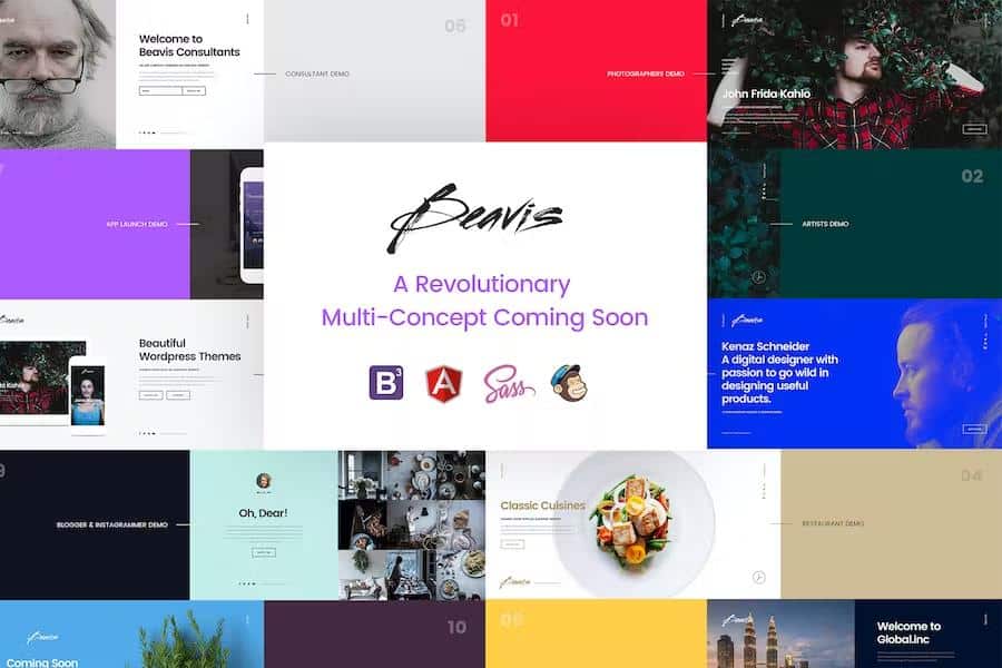 Beavis - Multi-Concept HTML5 Coming Soon Template
