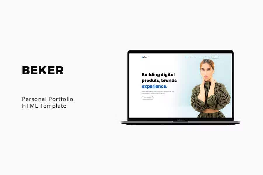 Beker - Personal Portfolio HTML Template