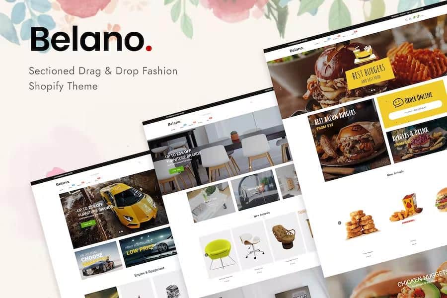 Belano - Sectioned Drag & Drop Fashion Shopify Theme product preview